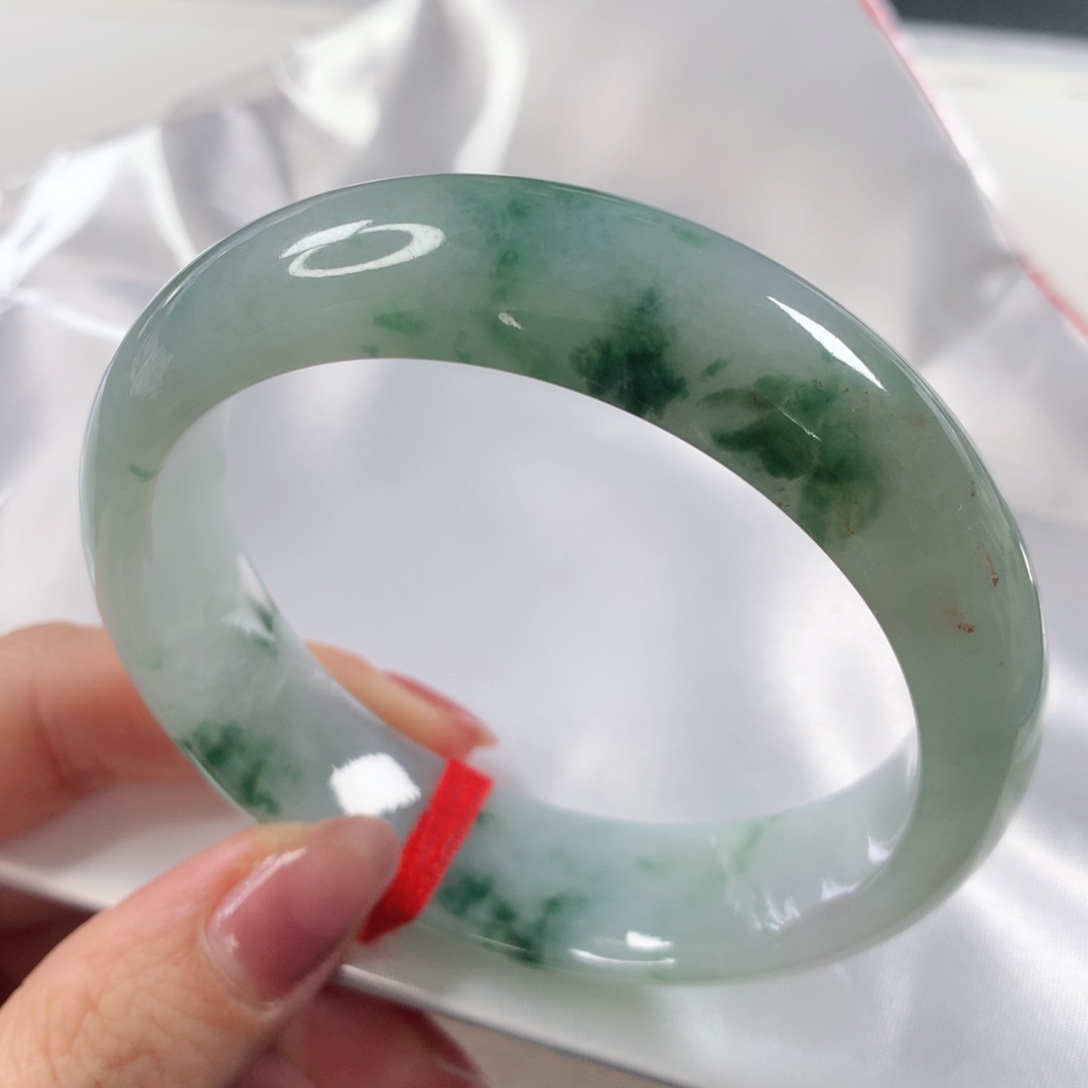 未镶嵌手镯翡翠 正圈341轮胎镯