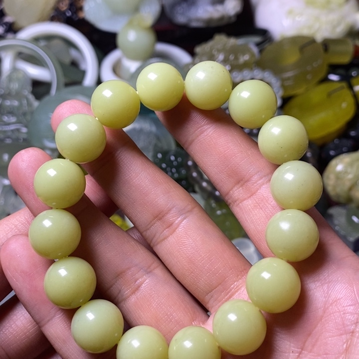 岫玉岫玉手串未镶嵌