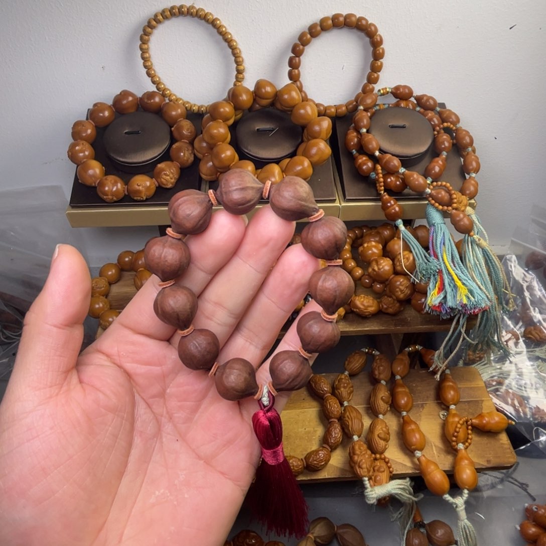 橄榄核手串/手链1618紫皮