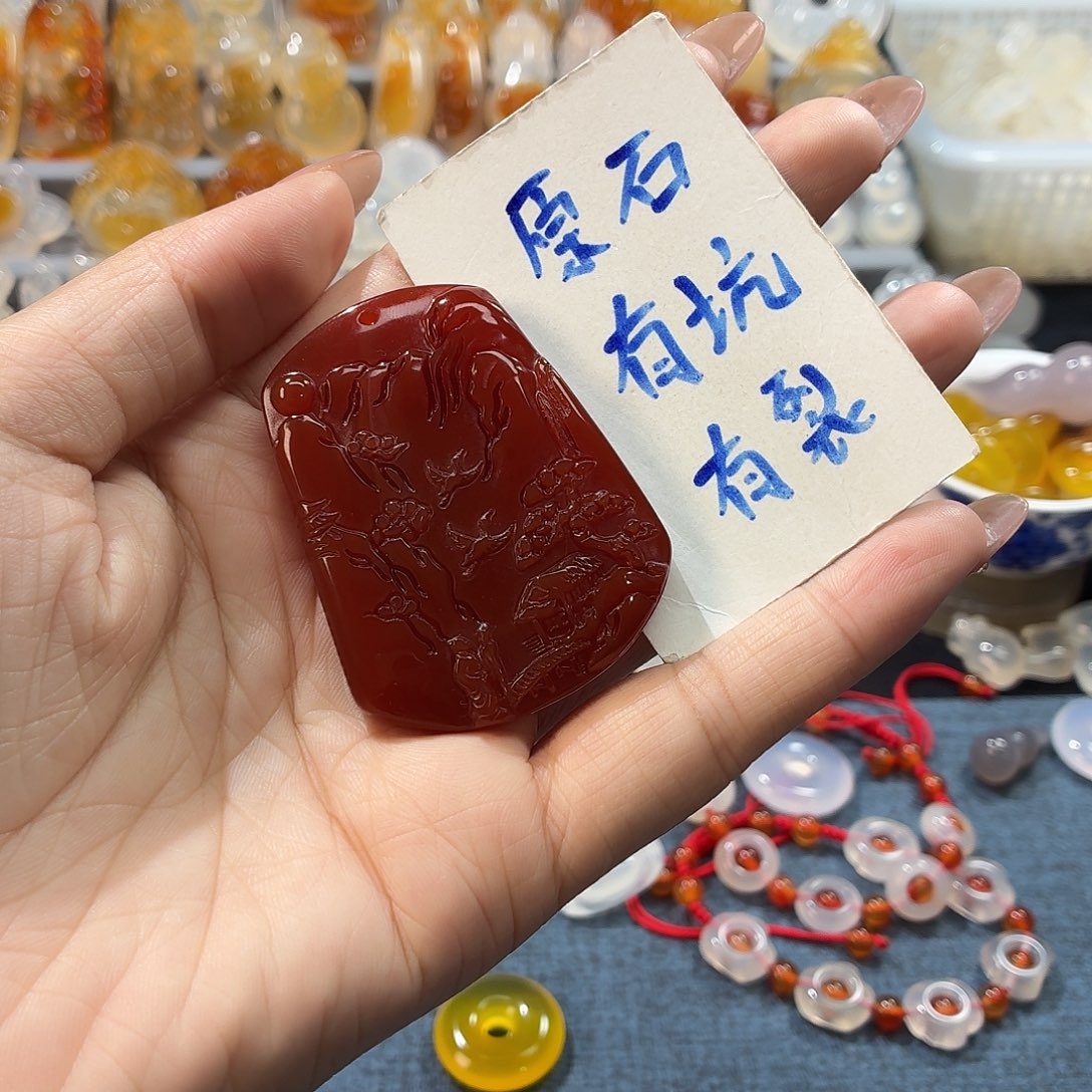 玛瑙/玉髓未镶嵌颈饰