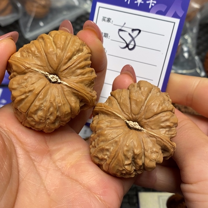 文玩核桃把件58南瓜45