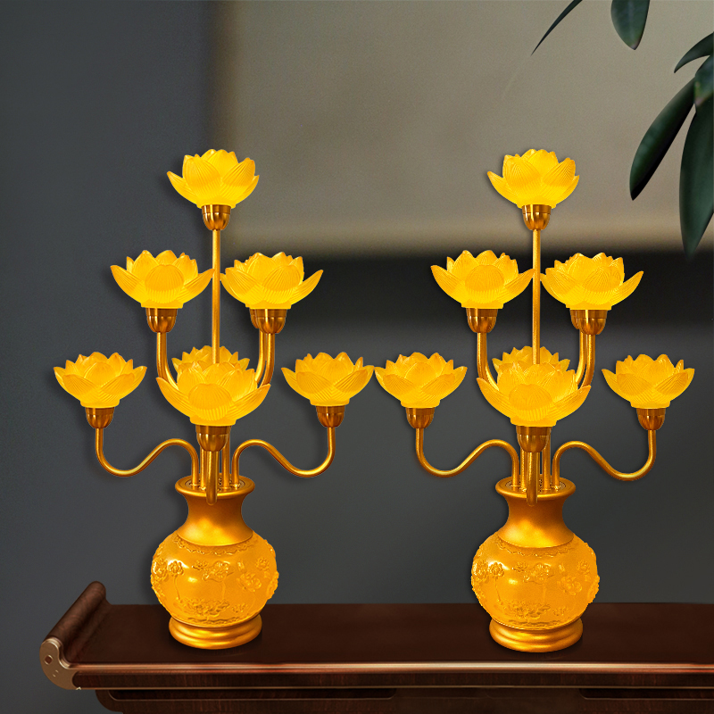 LED灯工艺品琉璃灯多品灯客厅桌面装饰摆件创意