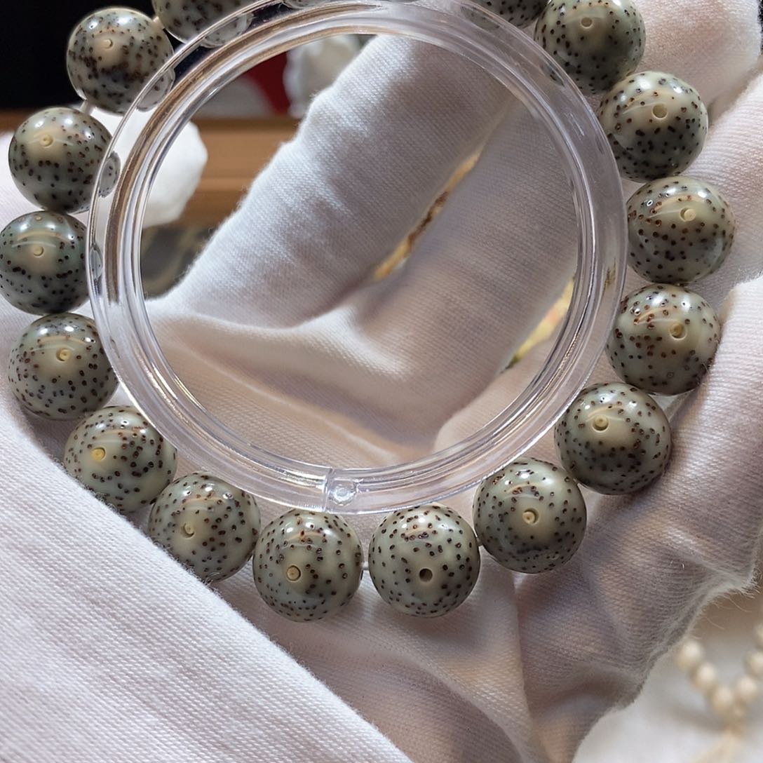 星月菩提手串青花瓷13