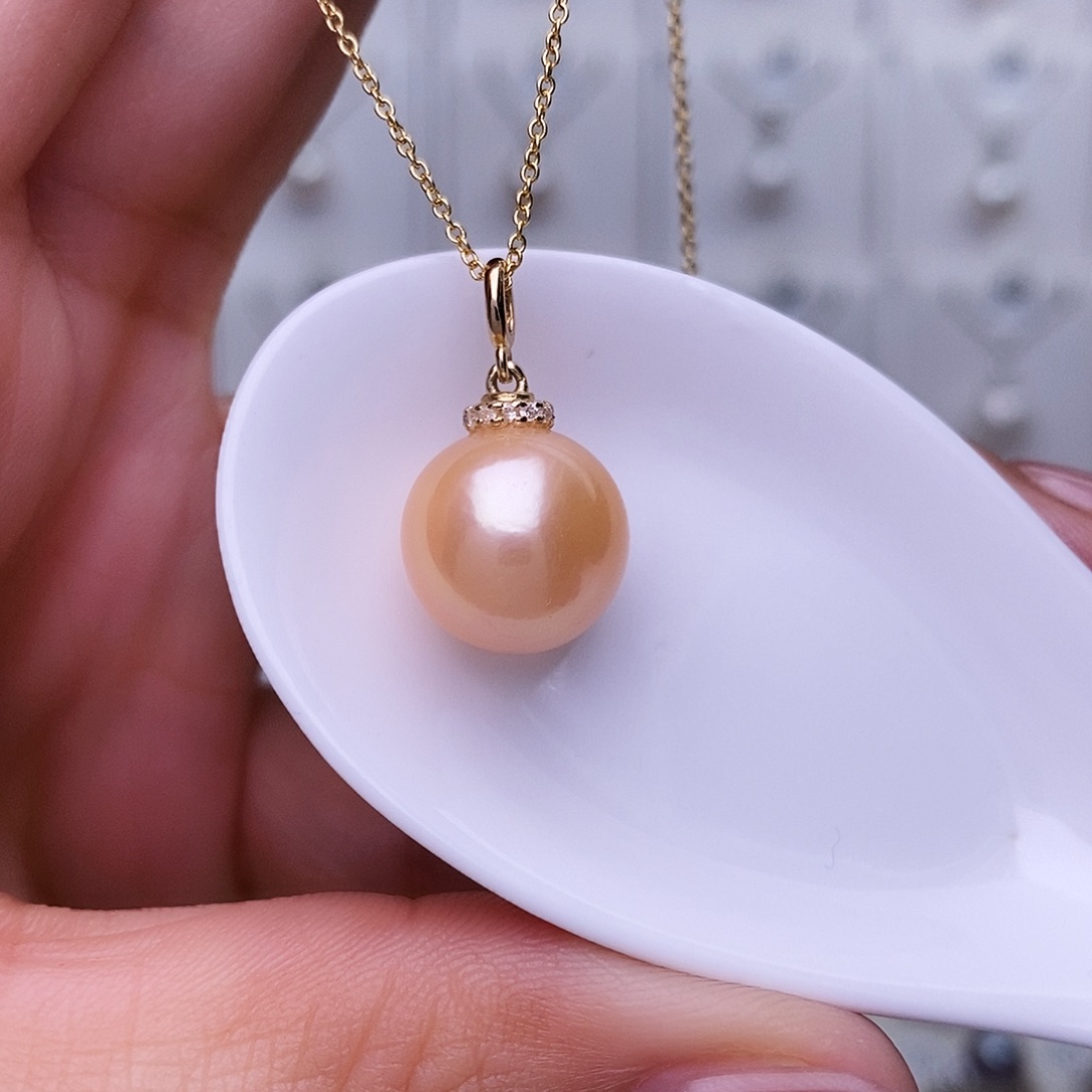 淡水珍珠颈饰银S925镶嵌