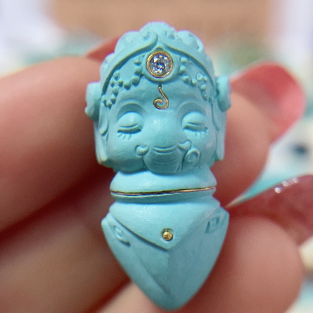 绿松石珠宝奇石未镶嵌