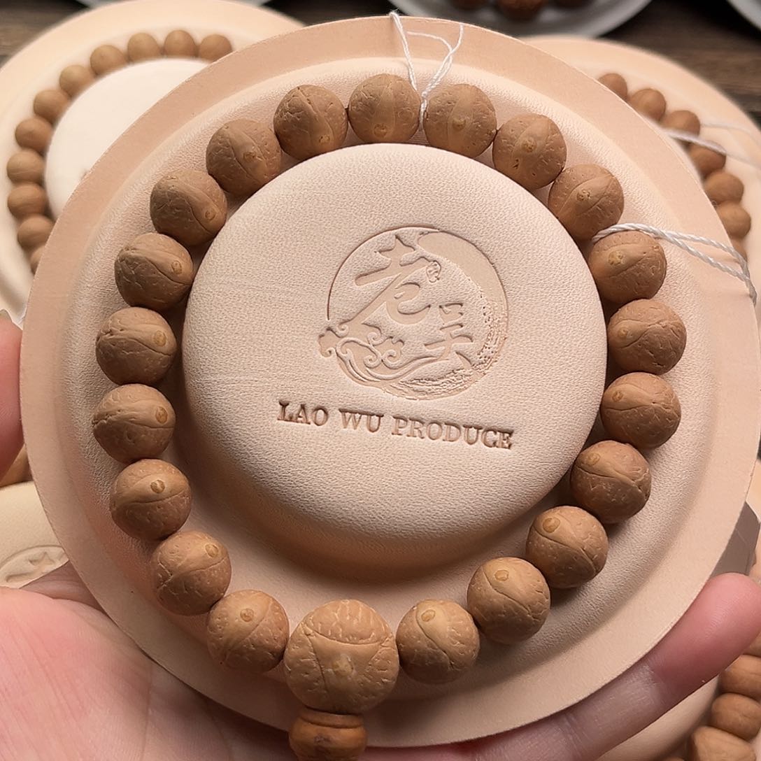 凤眼菩提手串精品12.5mm玉化皮高密度