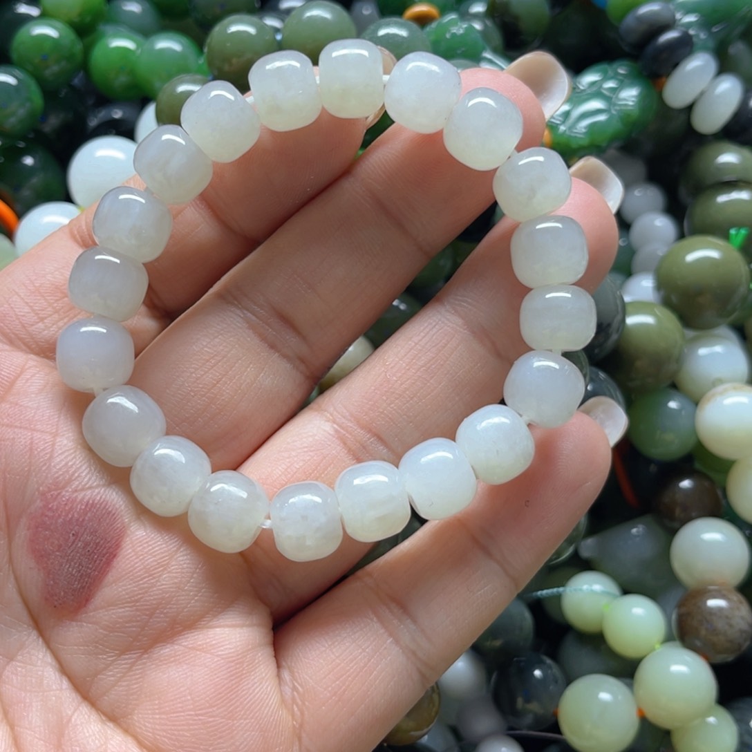 和田玉手链未镶嵌