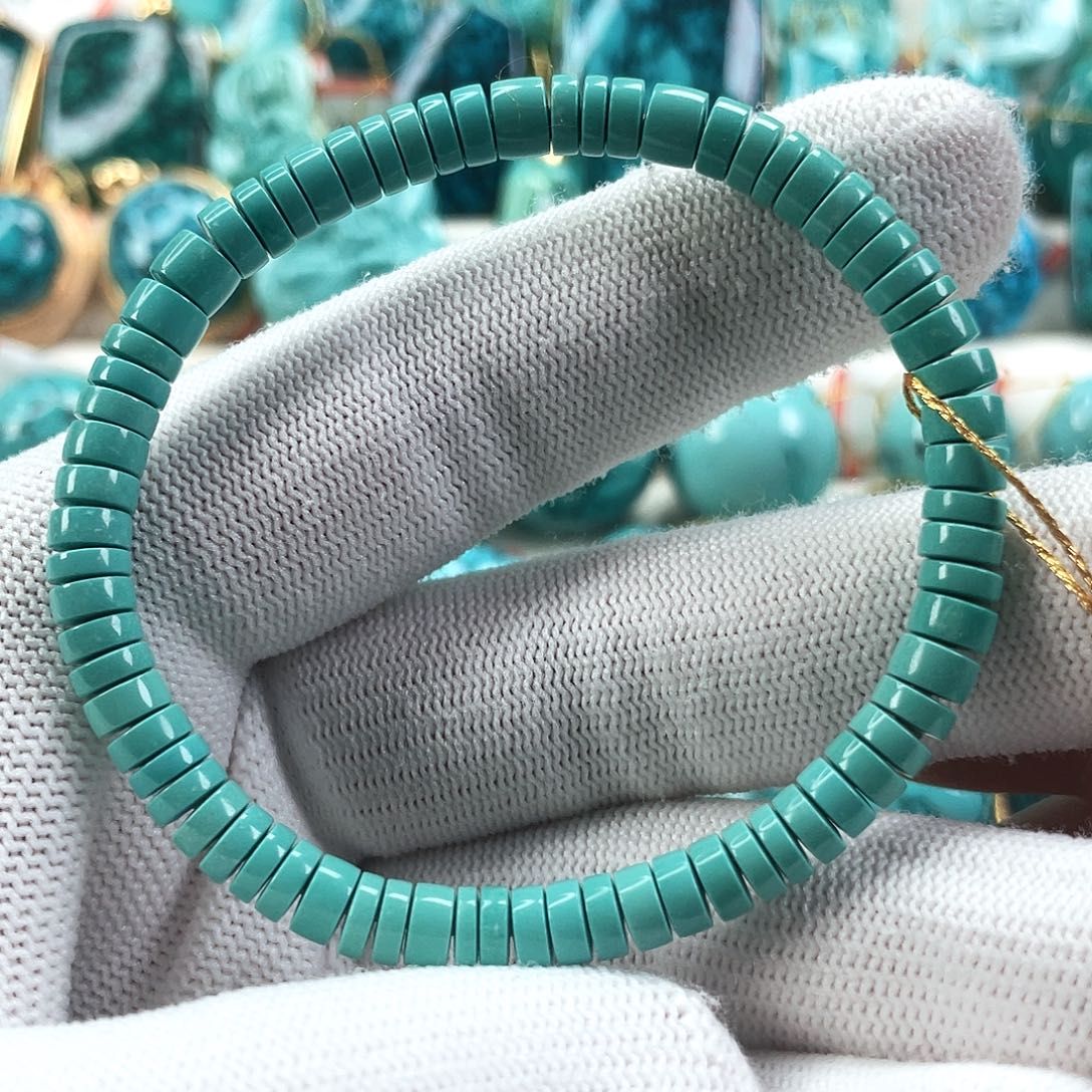 绿松石未镶嵌车挂