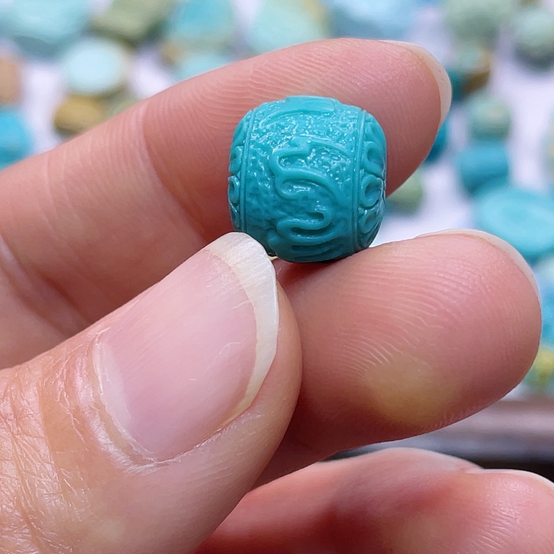 江***桉绿松石未镶嵌配饰