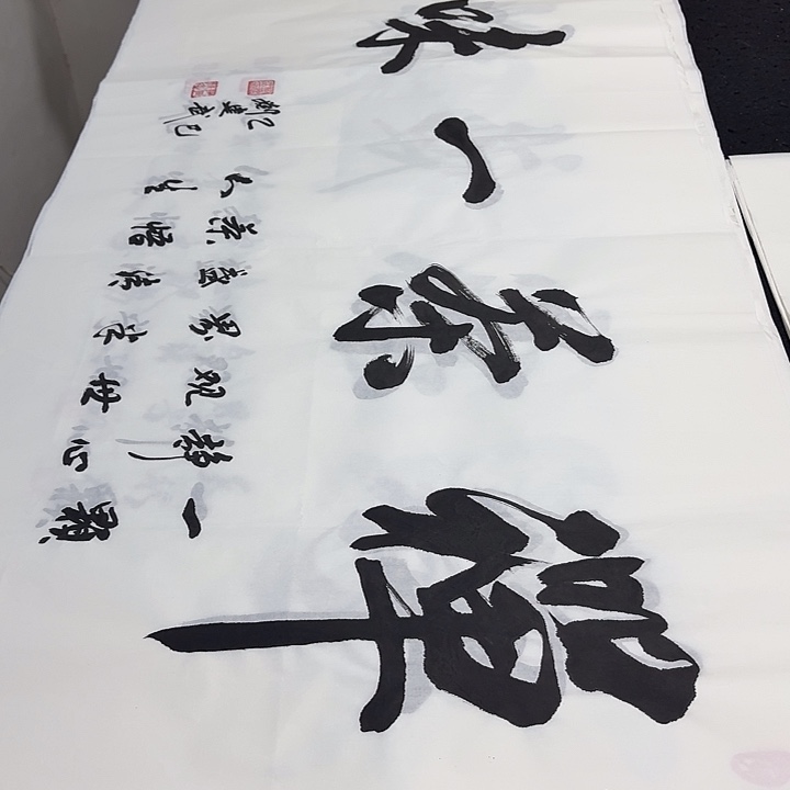 书法老师精品行书平尺