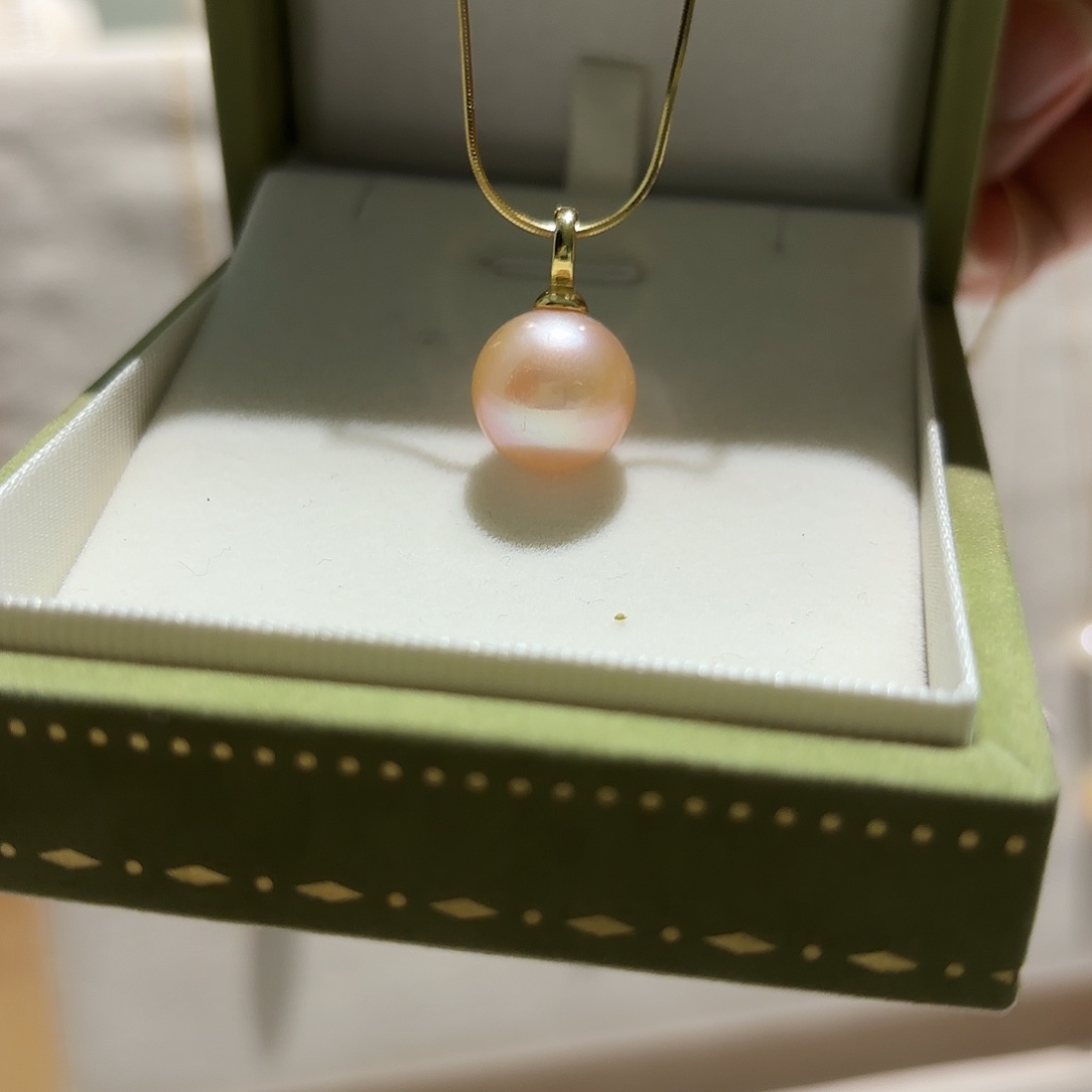 淡水珍珠颈饰银S925镶嵌