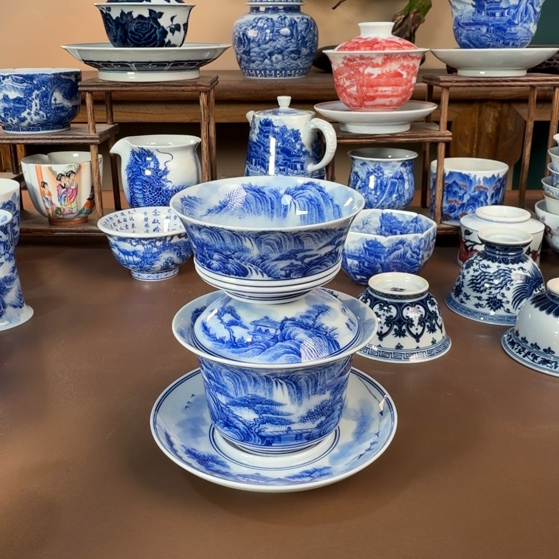 景德镇陶瓷手工手绘