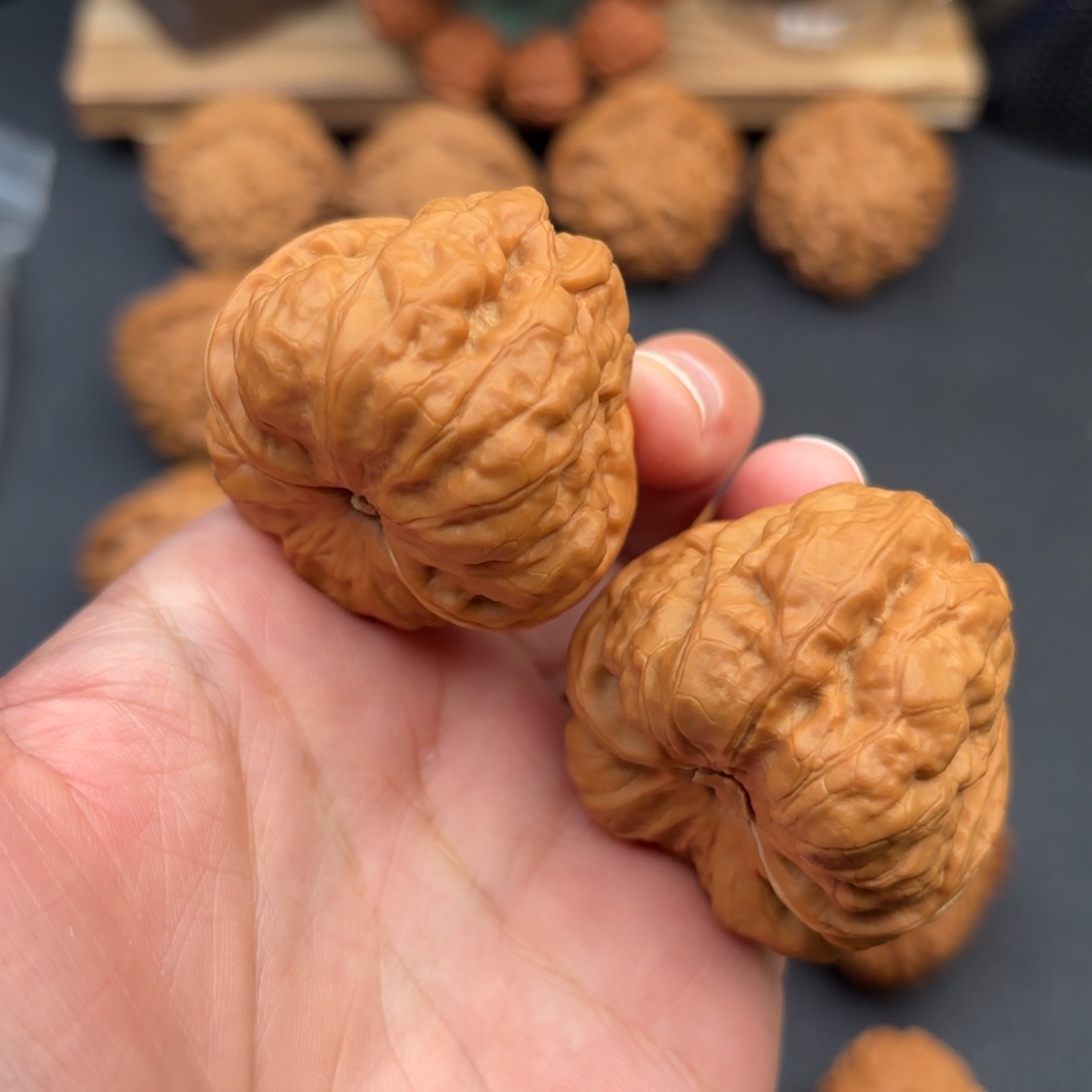 文玩核桃把件暴力蛙42肚47