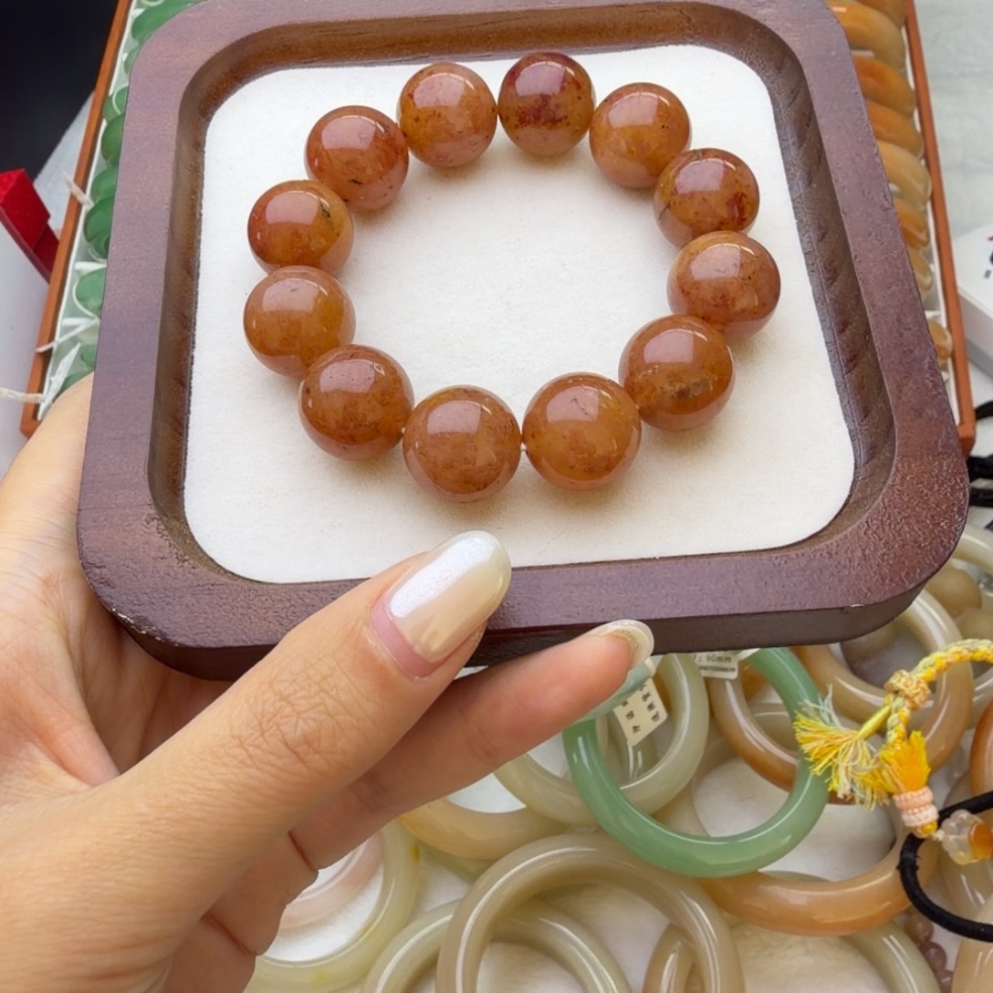 石英质玉（佘太翠）未镶嵌手链