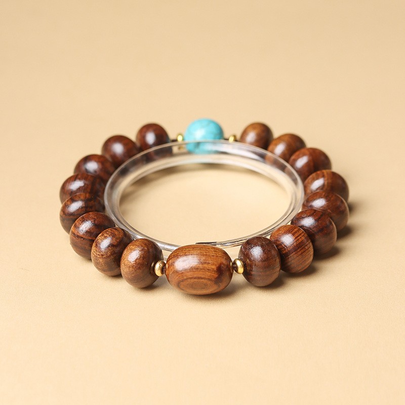 海南花梨木质手串男女款卡15  214（无礼盒）