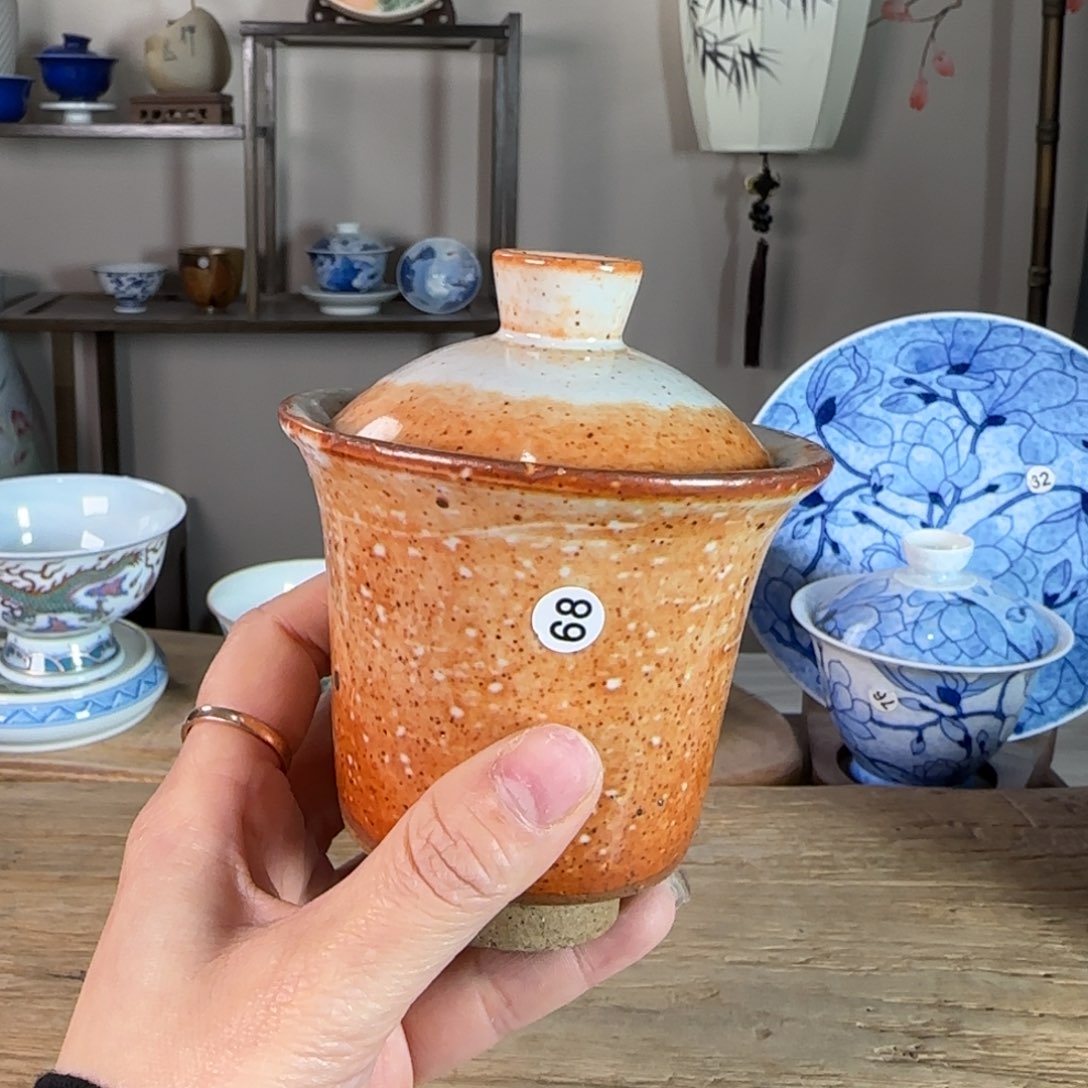 杯景德镇陶瓷柴烧多人