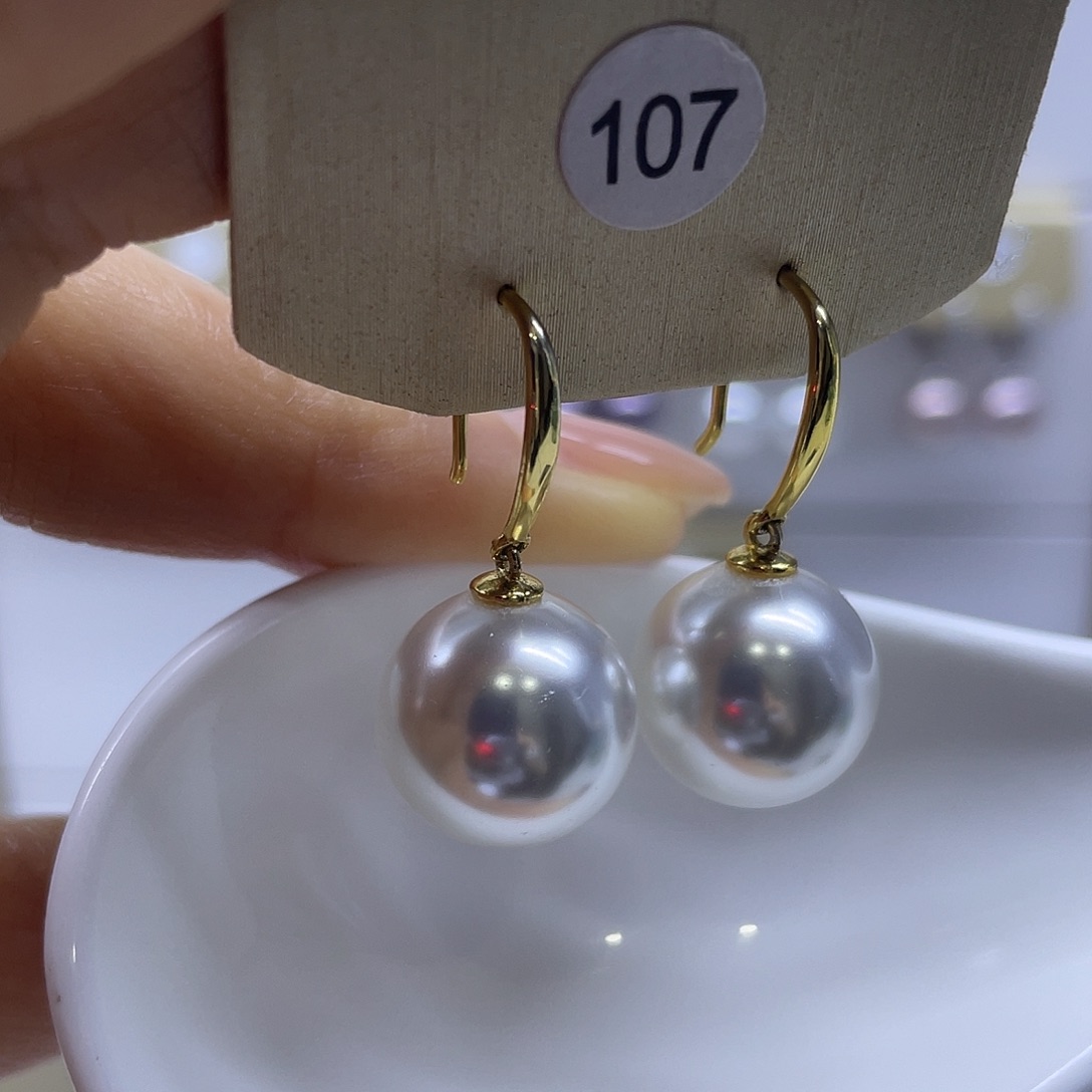 未镶嵌耳饰淡水珍珠