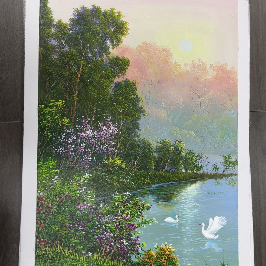 油画加油加油努力加油加油