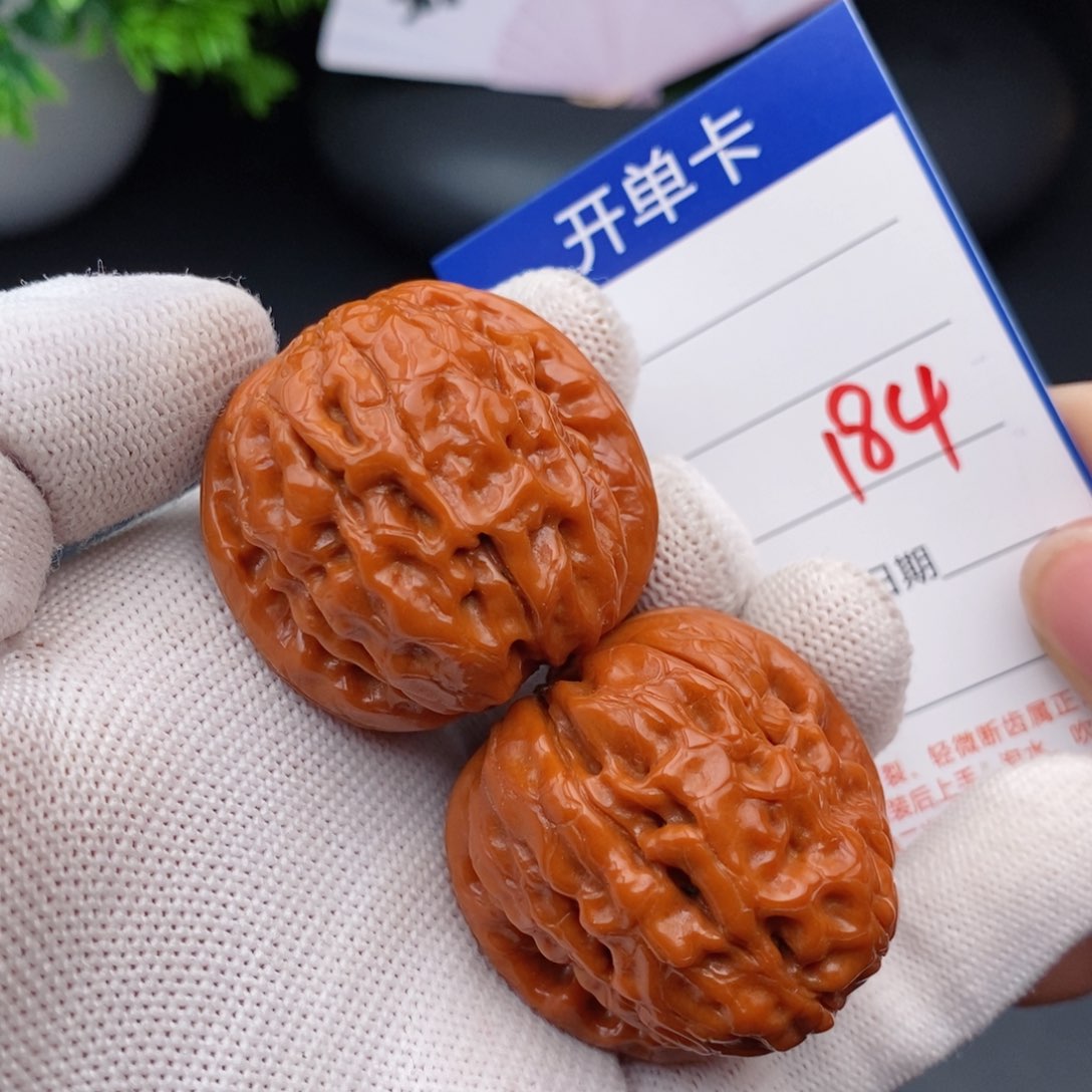 文玩核桃把件38甲骨文184