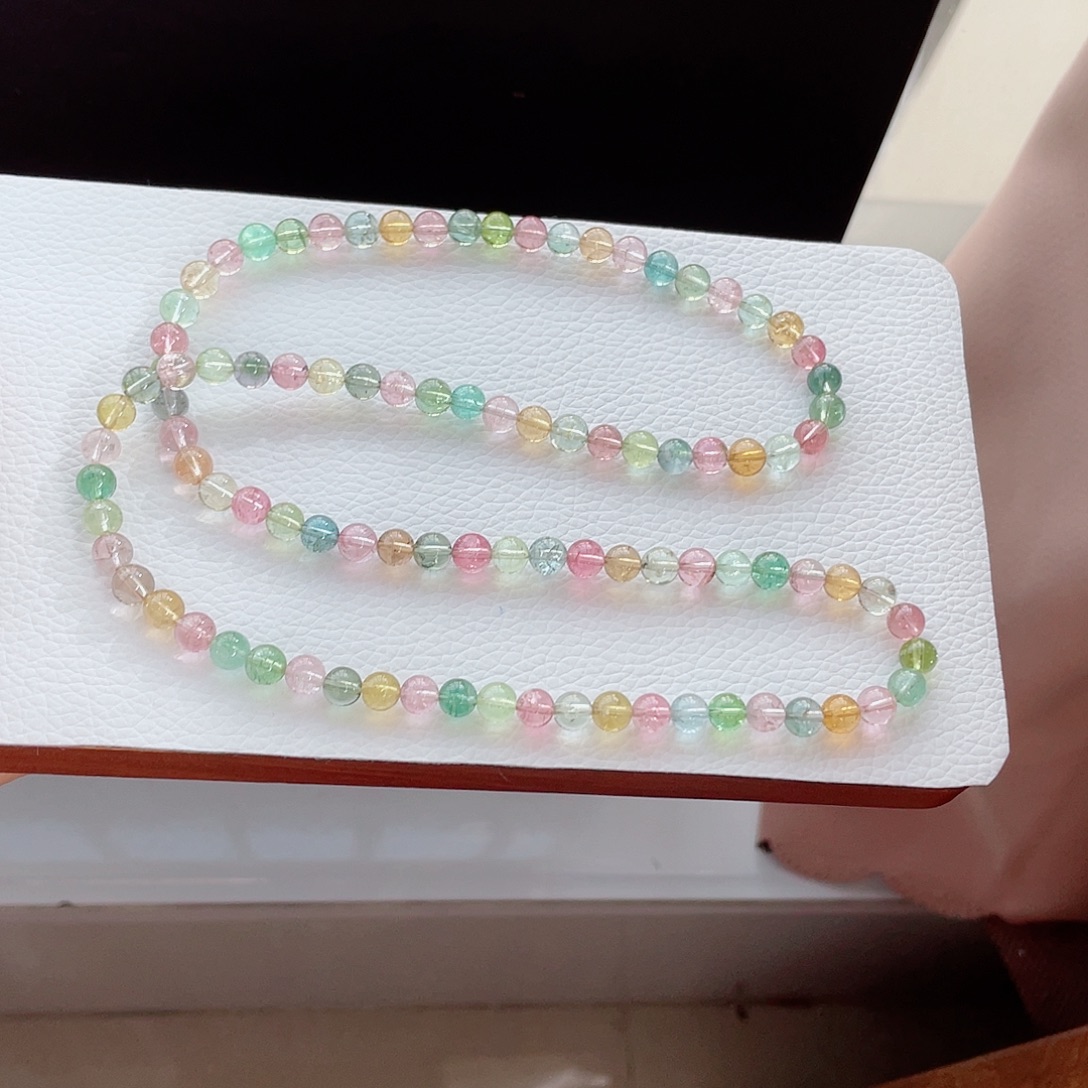 碧玺手链未镶嵌6mm左右