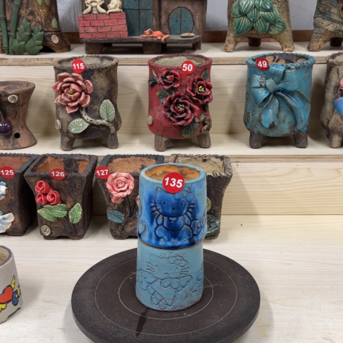 【闪购商品】紫砂花盆135号福利号2个%%%%