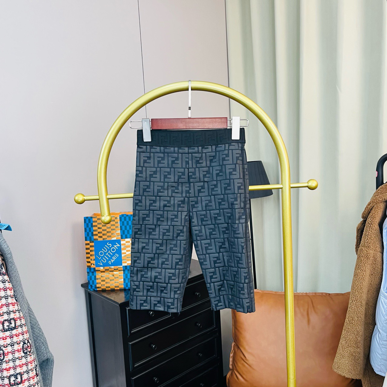 99新 FENDI/芬迪 满印骑行裤 36码 99新/无配件