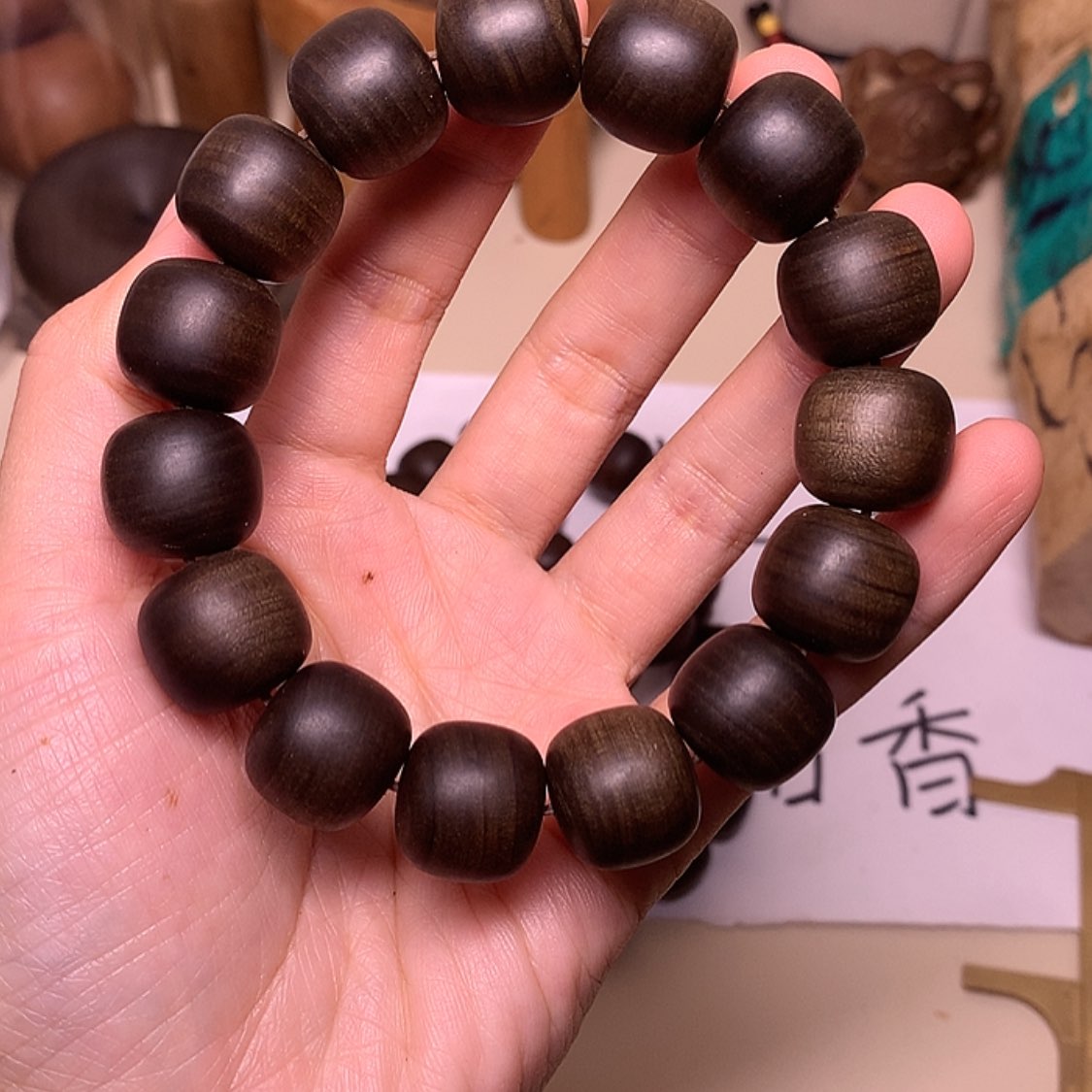 【闪购商品】檀香木手串/手链檀香阴沉15/16