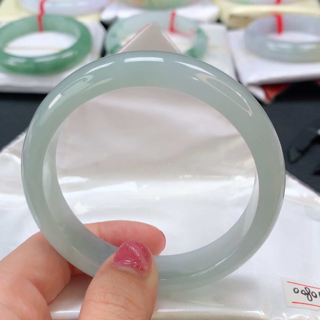 翡翠未镶嵌手镯翡翠手镯58