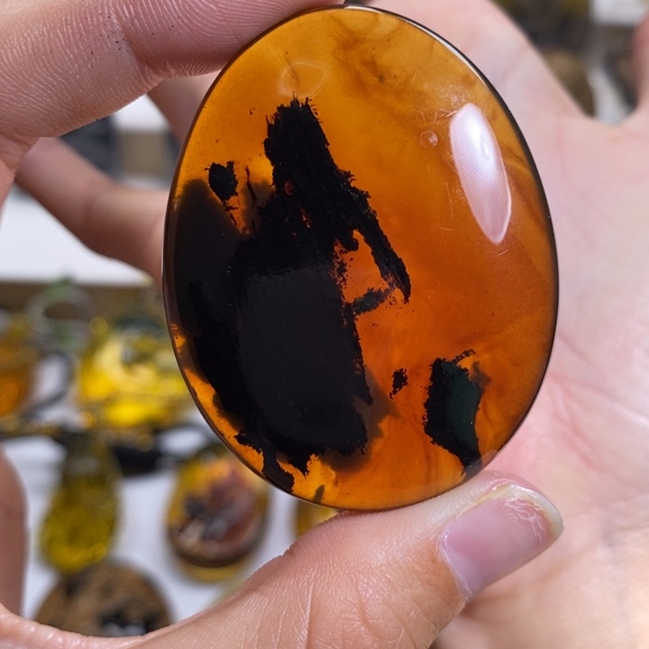 未镶嵌琥珀琥珀画