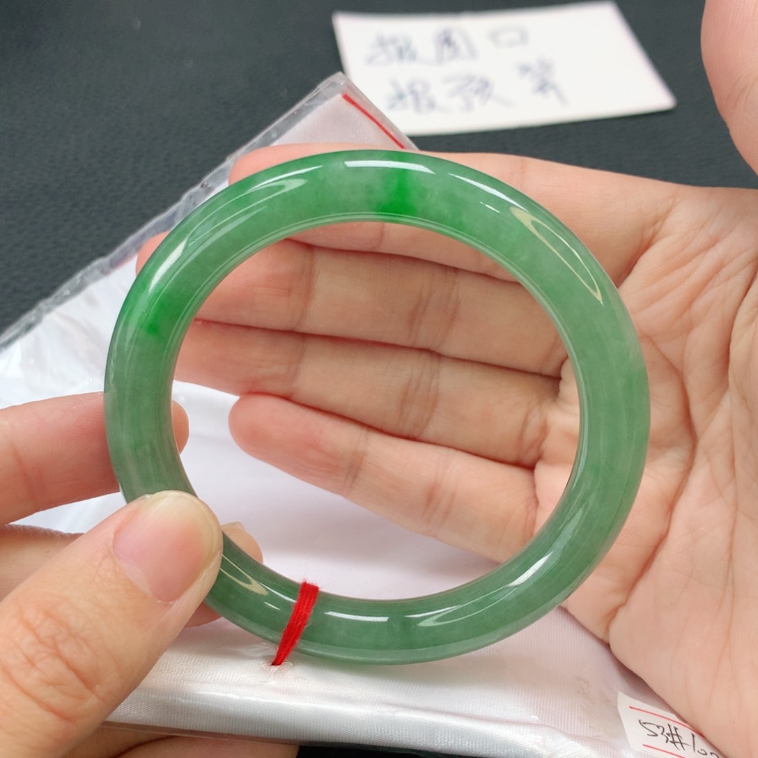 翡翠手镯未镶嵌缅甸圆53