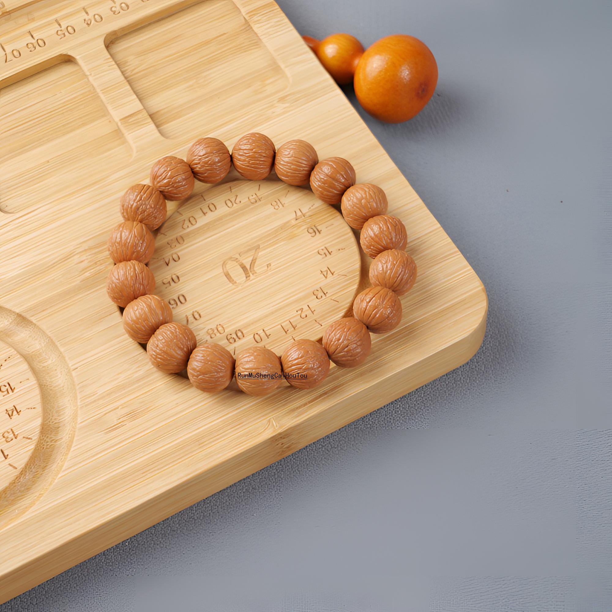 猴头核桃【凤羽】原皮精挑猴头核桃手串文玩核桃