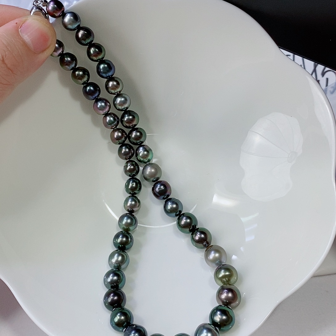 海水珍珠颈饰银S925镶嵌