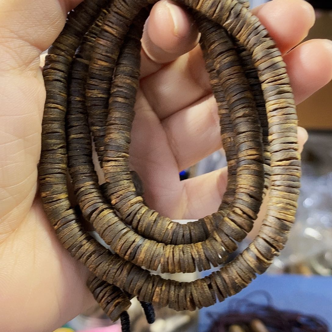 手串沉香棋楠沉水片珠长串0.7/30克多样性发一