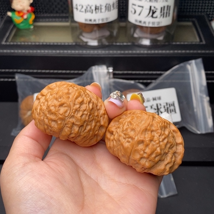 把件文玩核桃t*®南瓜饼46肚49