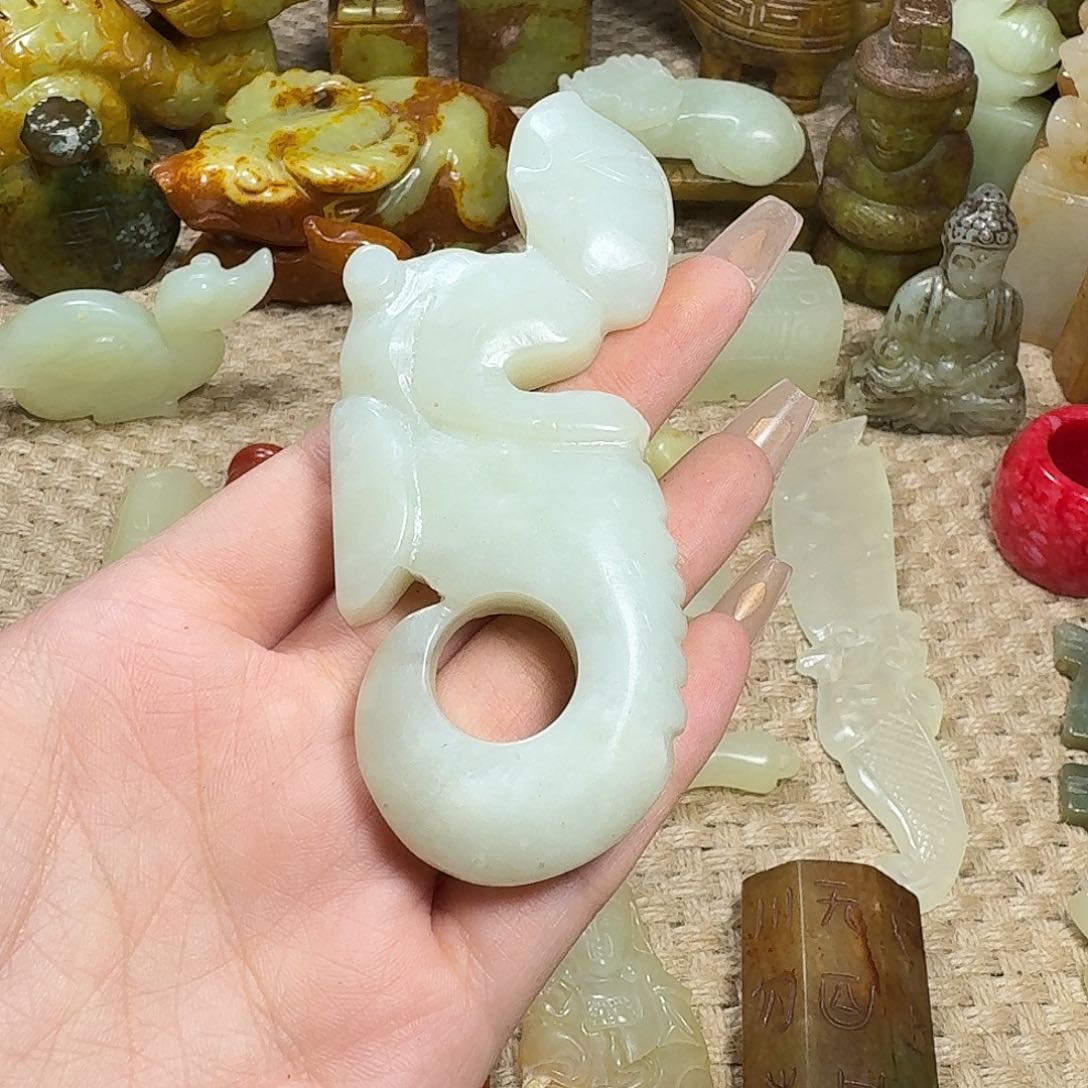 白玉菩提吊坠挂件