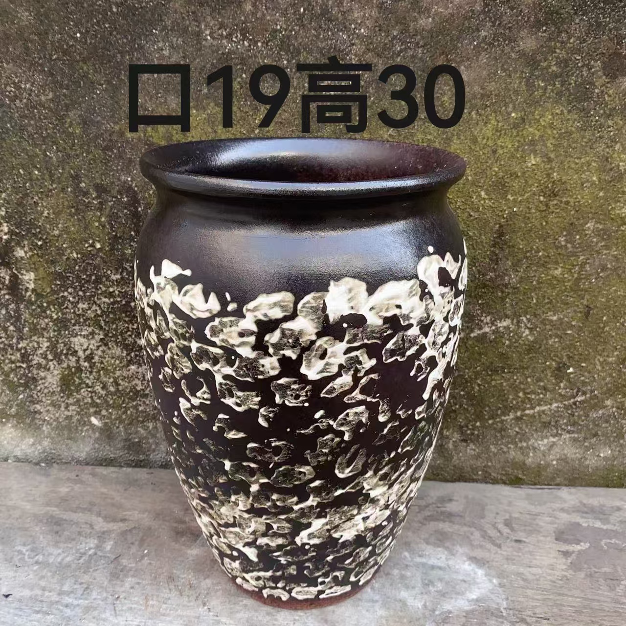 紫砂土陶手工处理花盆老桩多肉花盆透气吸水陶罐大号绿植盆栽家用
