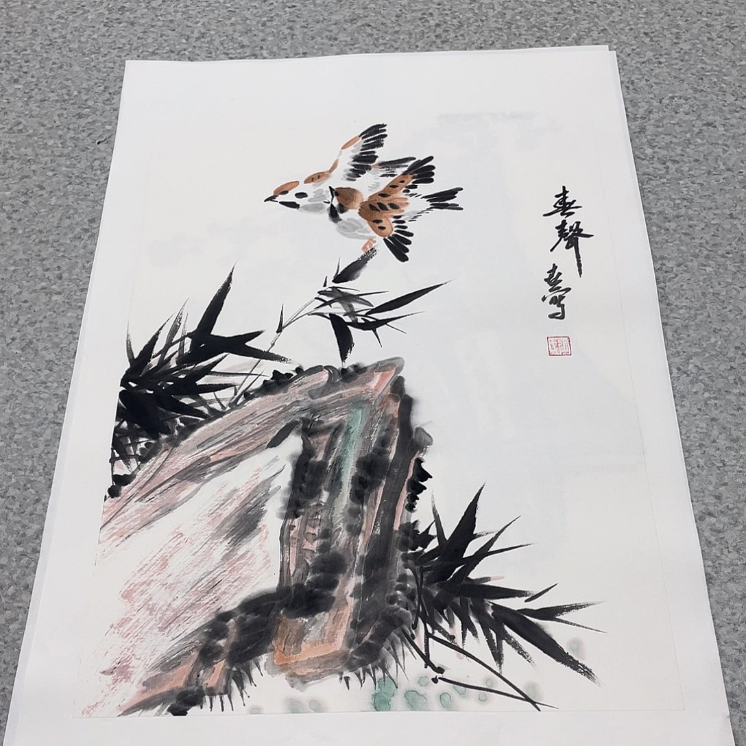 国画1.4平尺国画作品