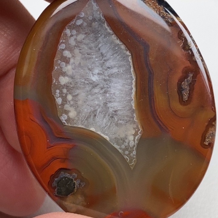 玛瑙/玉髓吊坠未镶嵌6*后