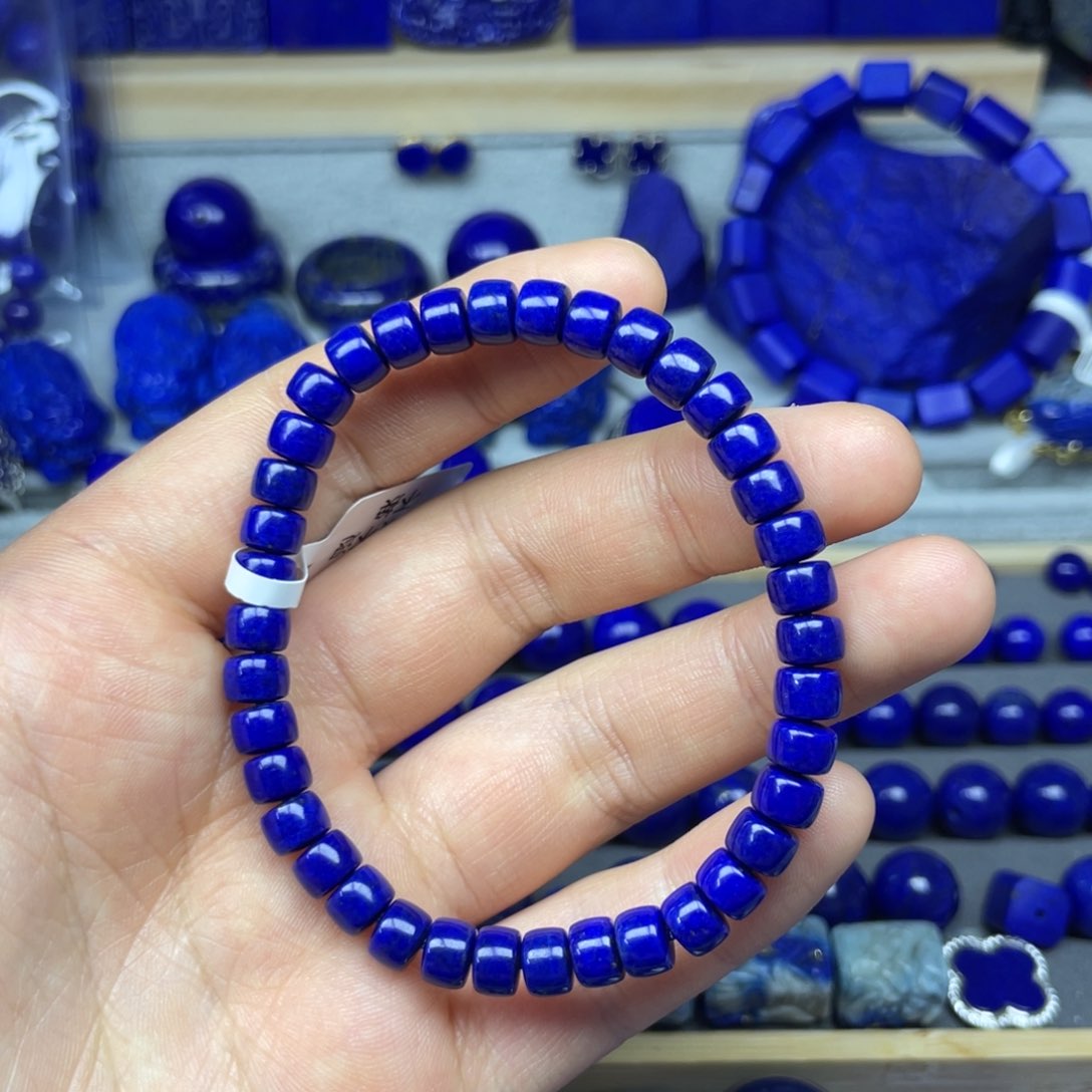 青金石手串6+未镶嵌