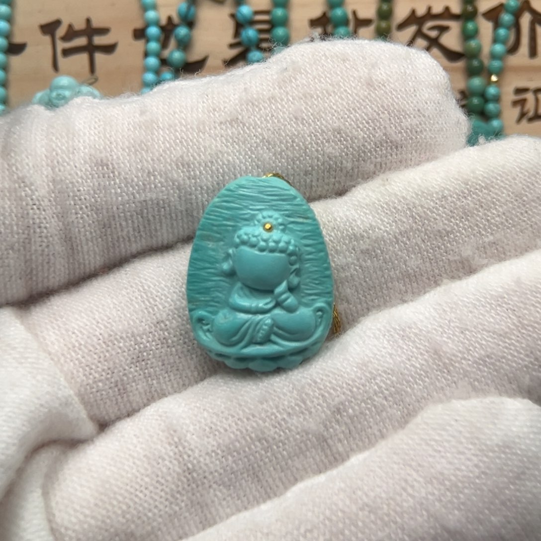 绿松石雕刻未镶嵌