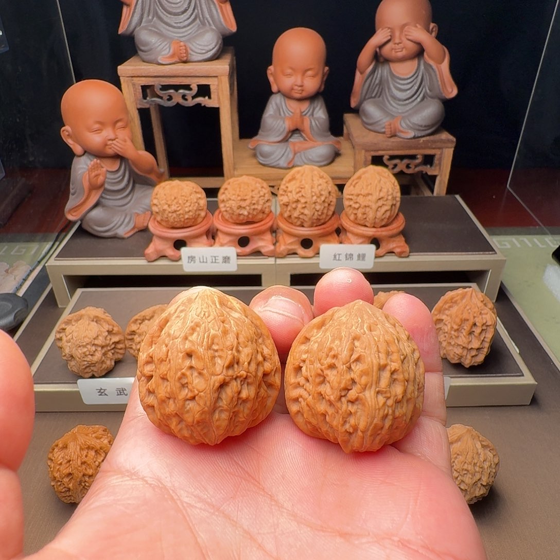 吊坠文玩核桃铁锤35全品白茬