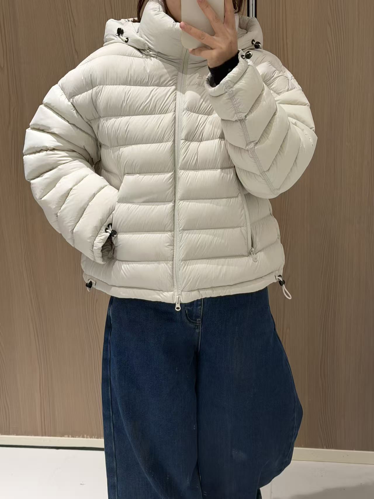 [TianDou]泡泡奶特羽绒服短款