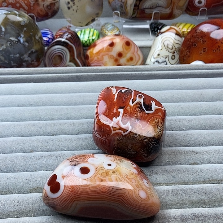 幽****玛瑙/玉髓未镶嵌珠宝奇石