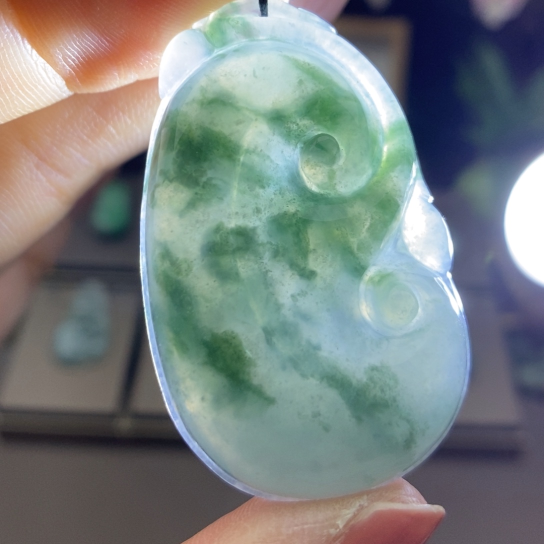 翡翠未镶嵌颈饰吊坠16