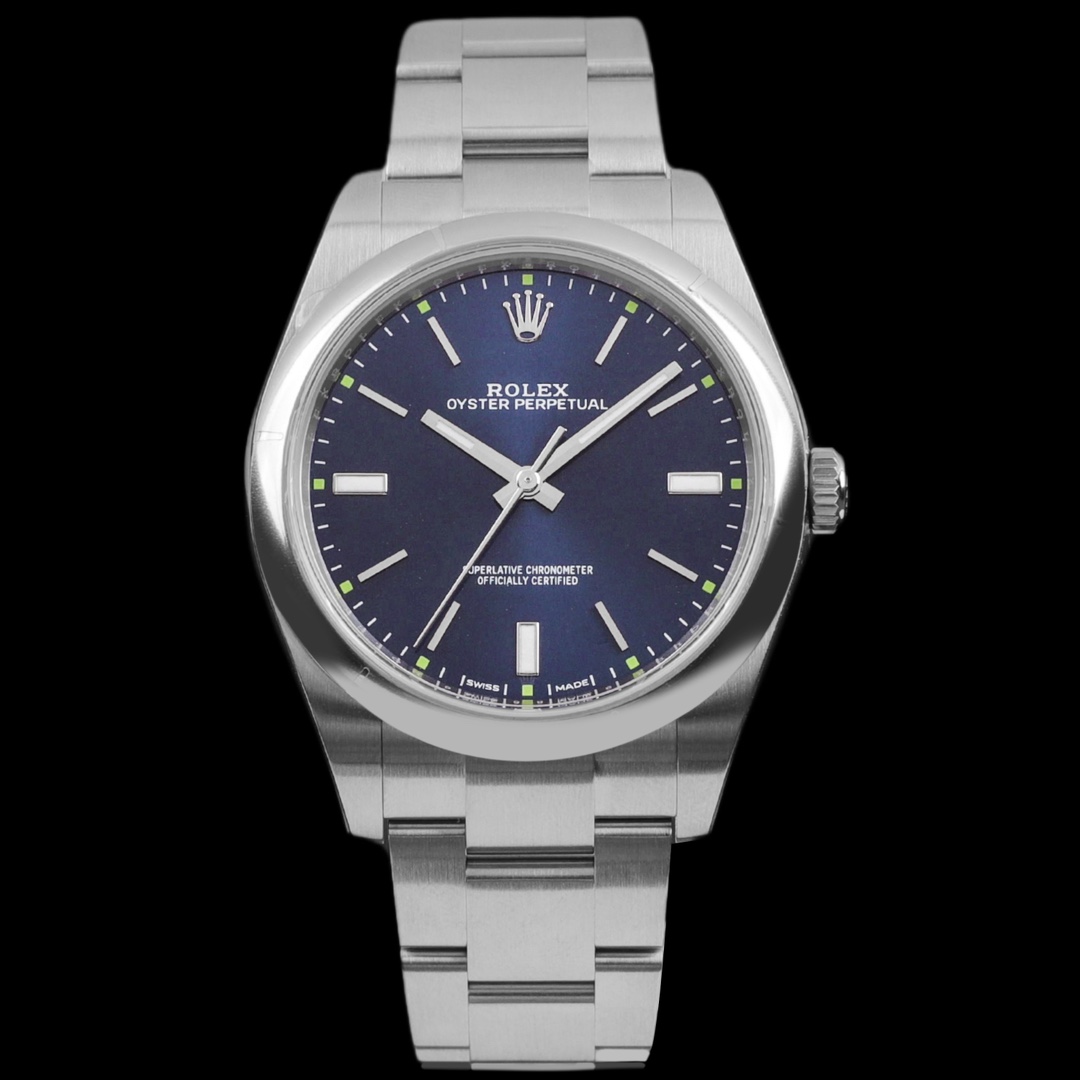 99新 Rolex/劳力士 S/蚝式恒动114300/18年库存未使用全套/39mm