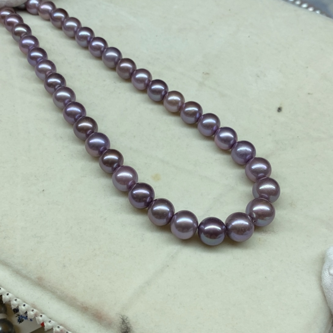 淡水珍珠银S925镶嵌颈饰小**乖项链定制