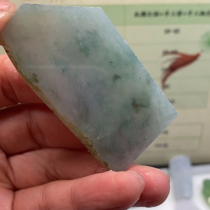 颈饰未镶嵌翡翠缅甸翡翠A货边角