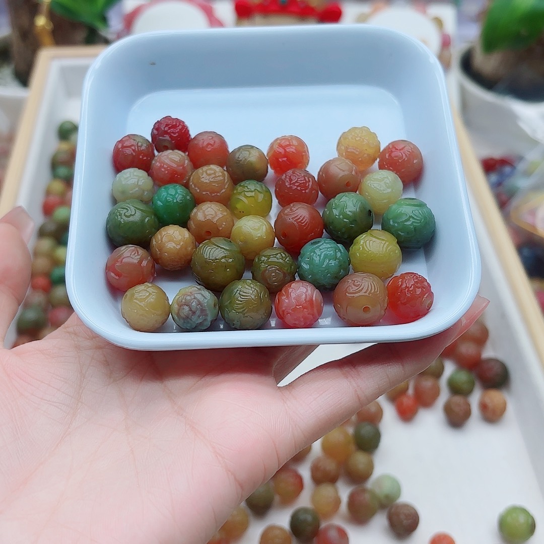 S***r玛瑙/玉髓未镶嵌手链盐源8