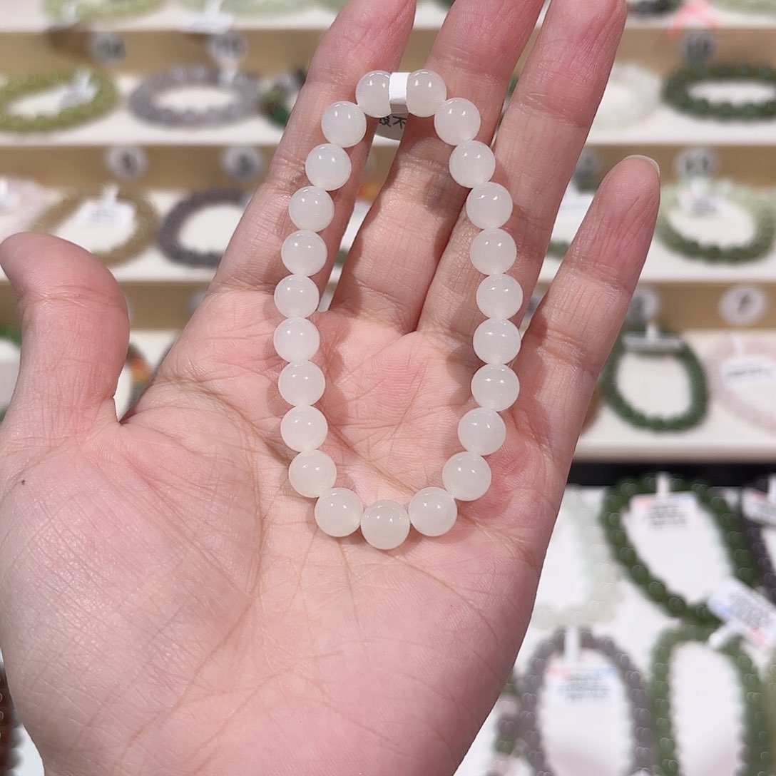 和田玉手链未镶嵌a