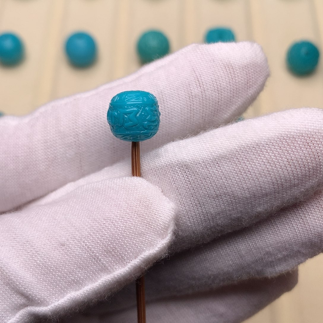 绿松石未镶嵌绿松石六字9.1